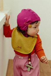 〖取寄〗韓国子供服 / 26winter / avo / TERRY PACIFIER BIB / ビブ / スタイ *free*