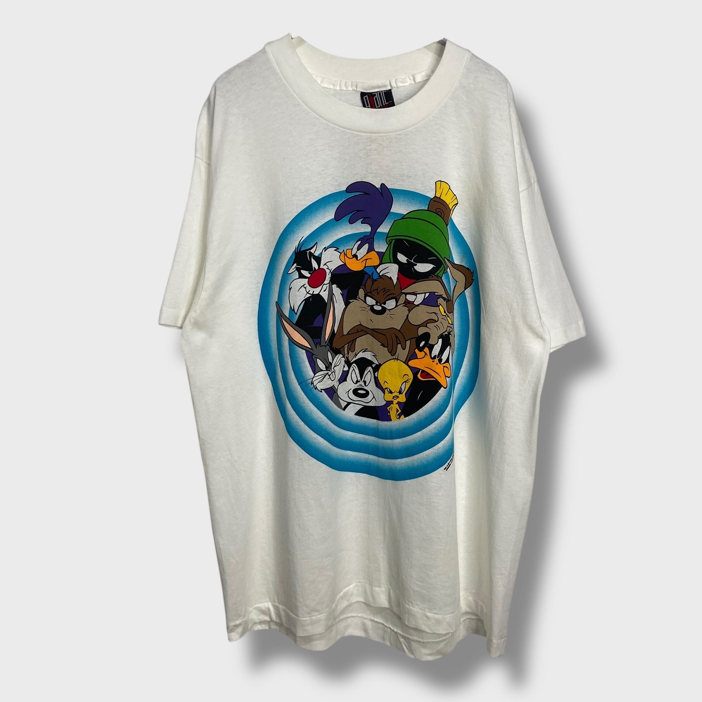 90sデッドストック ルーニーテューンズ キャラ集合Tシャツ GIANT XL
