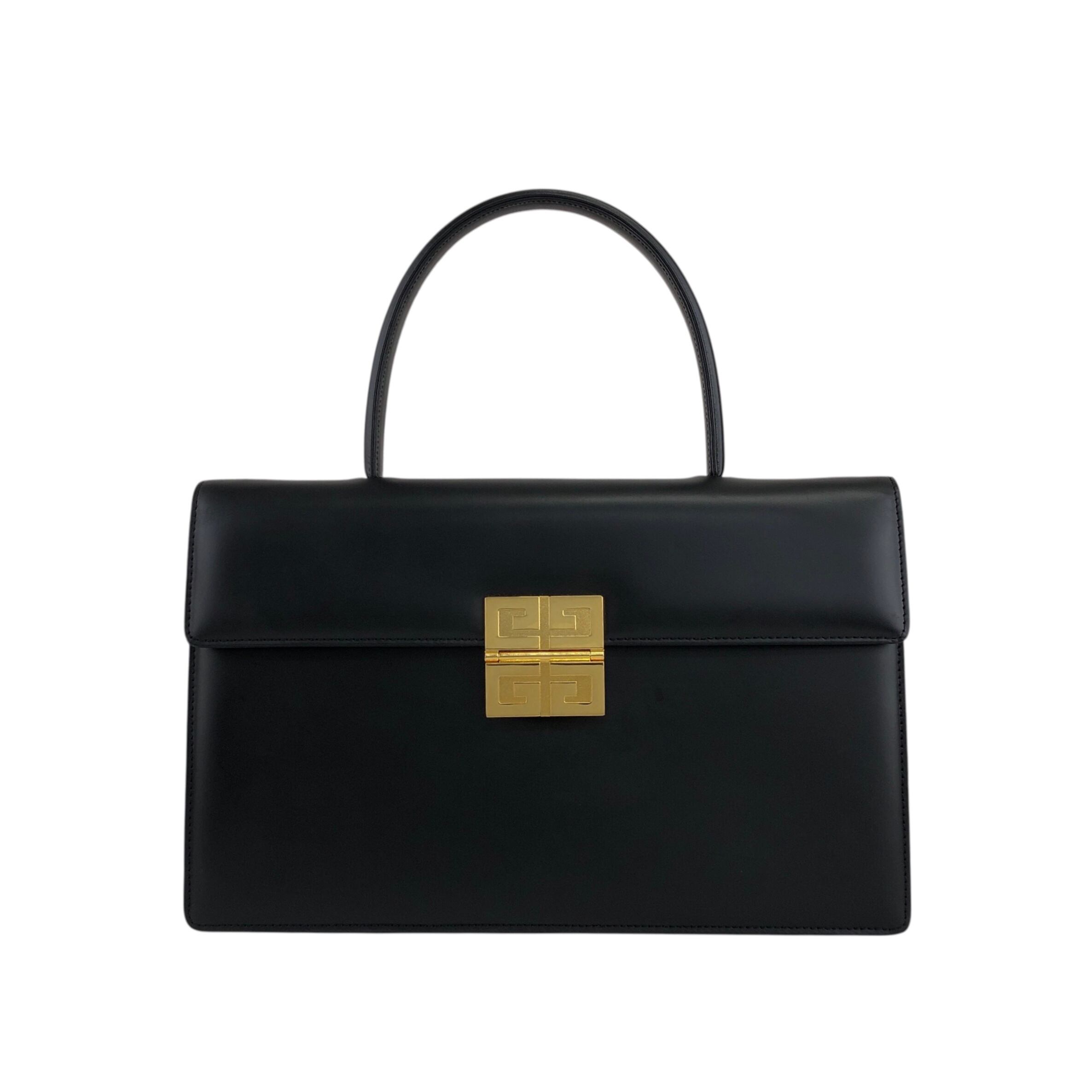 GIVENCHY ジバンシー　レザーハンドバッグ　SI0054 程度B GIVENCHY】ジバンシィ『レザー ハンドバッグ』レディース 1週間保証