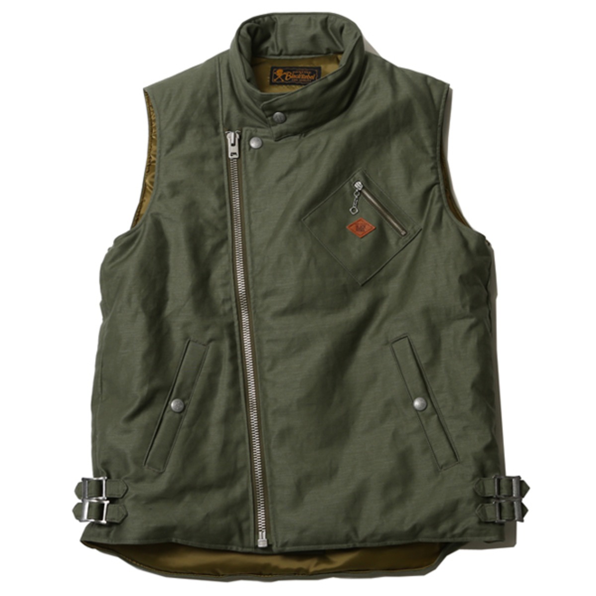 MIL VEST(OD) / RUDE GALLERY BLACK REBEL | CROSS ROAD BLUES