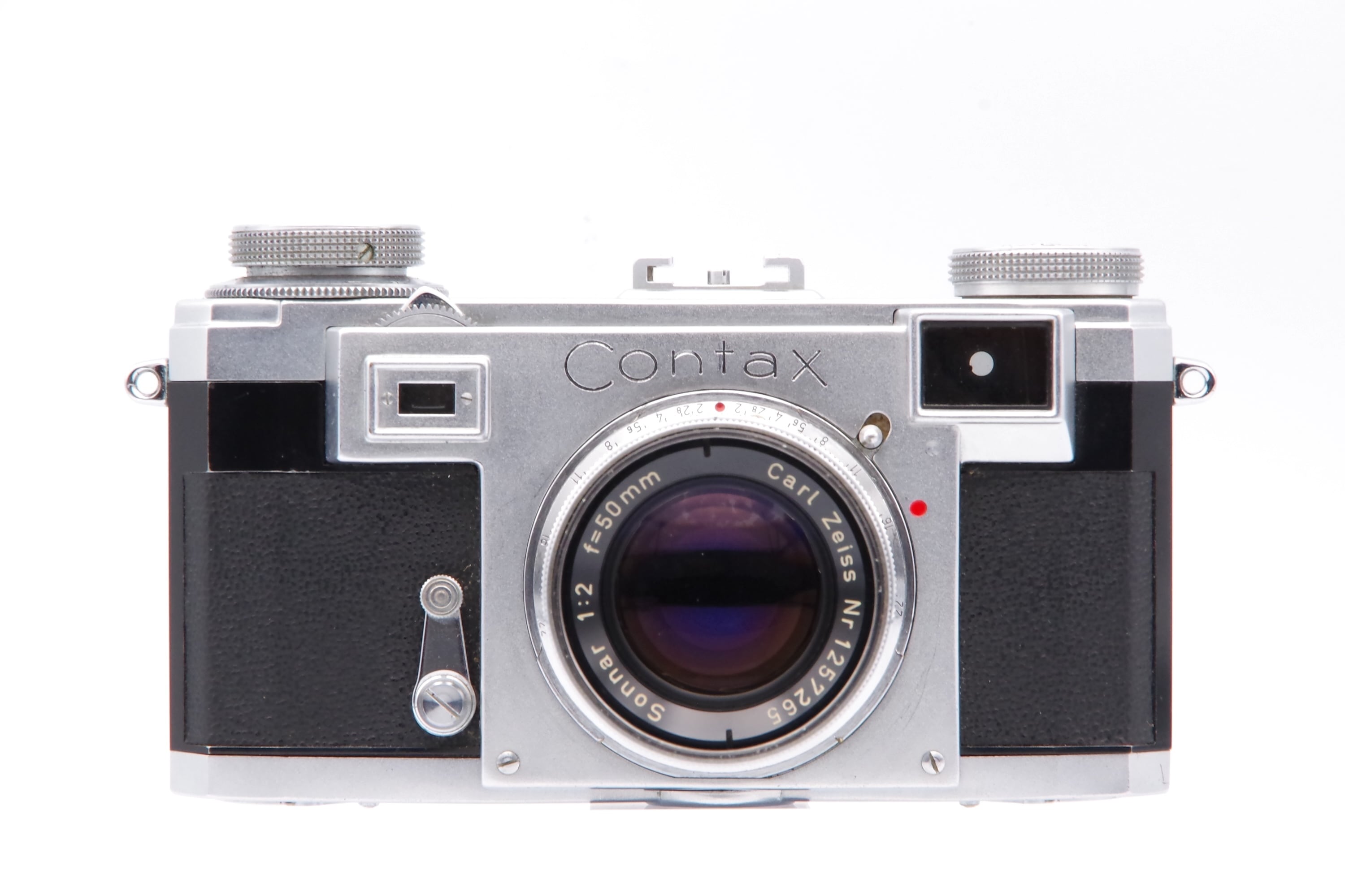 Contax IIa + Sonnar 50mm F2 T 簡易点検・整備済 Sonnar 50mm f2 (Contax) – FLASHBACK CAMERA