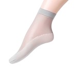 【送料無料1000円】レディースファッション ストッキング風 ショートソックス 5足セット レディース フリーサイズ 22-24cm ナイロン 薄手 靴下 見えにくい おしゃれ 蒸れにくい 快適 丈夫　cw-a-6286