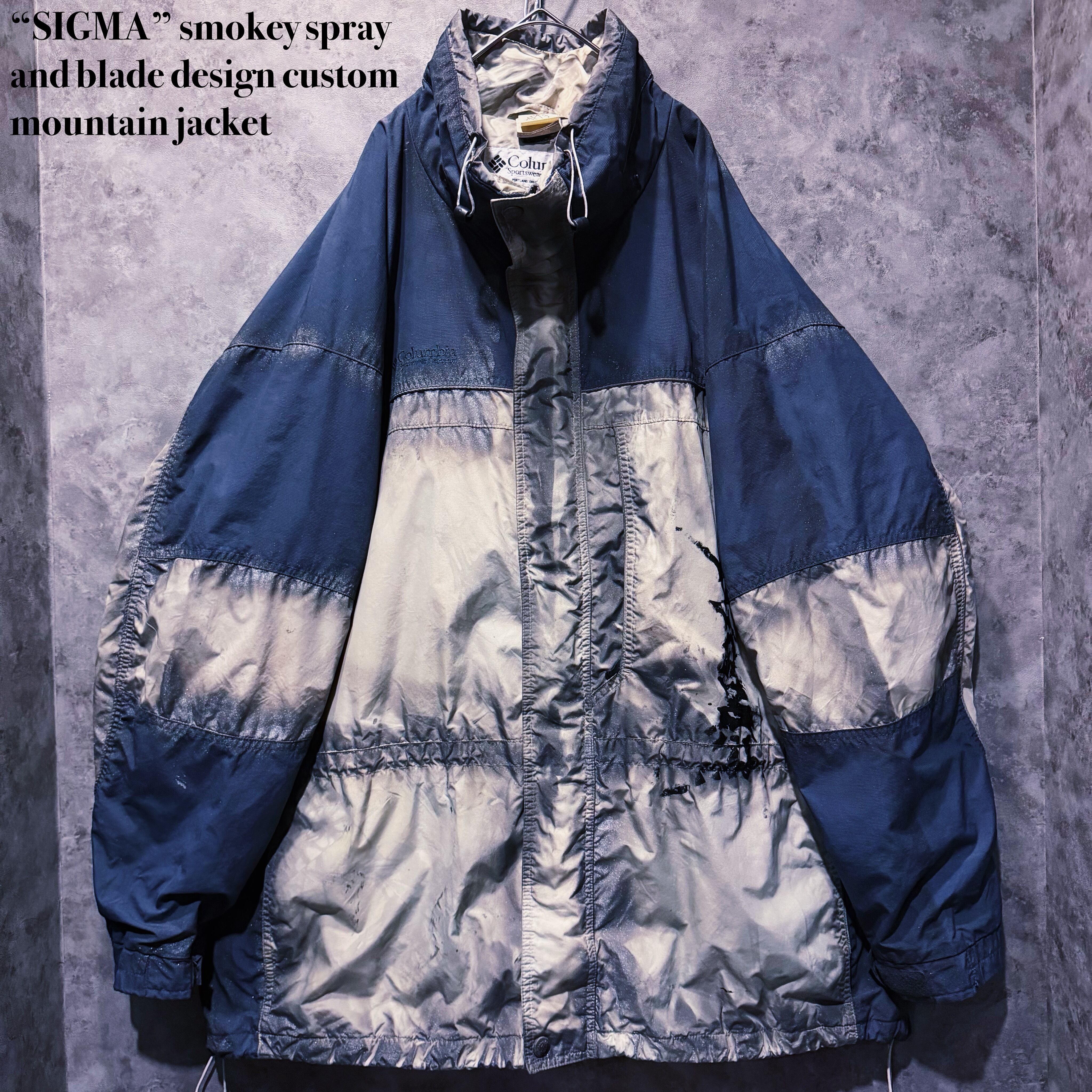 【 doppio】“SIGMA” smokey spray and blade design custom mountain jacket