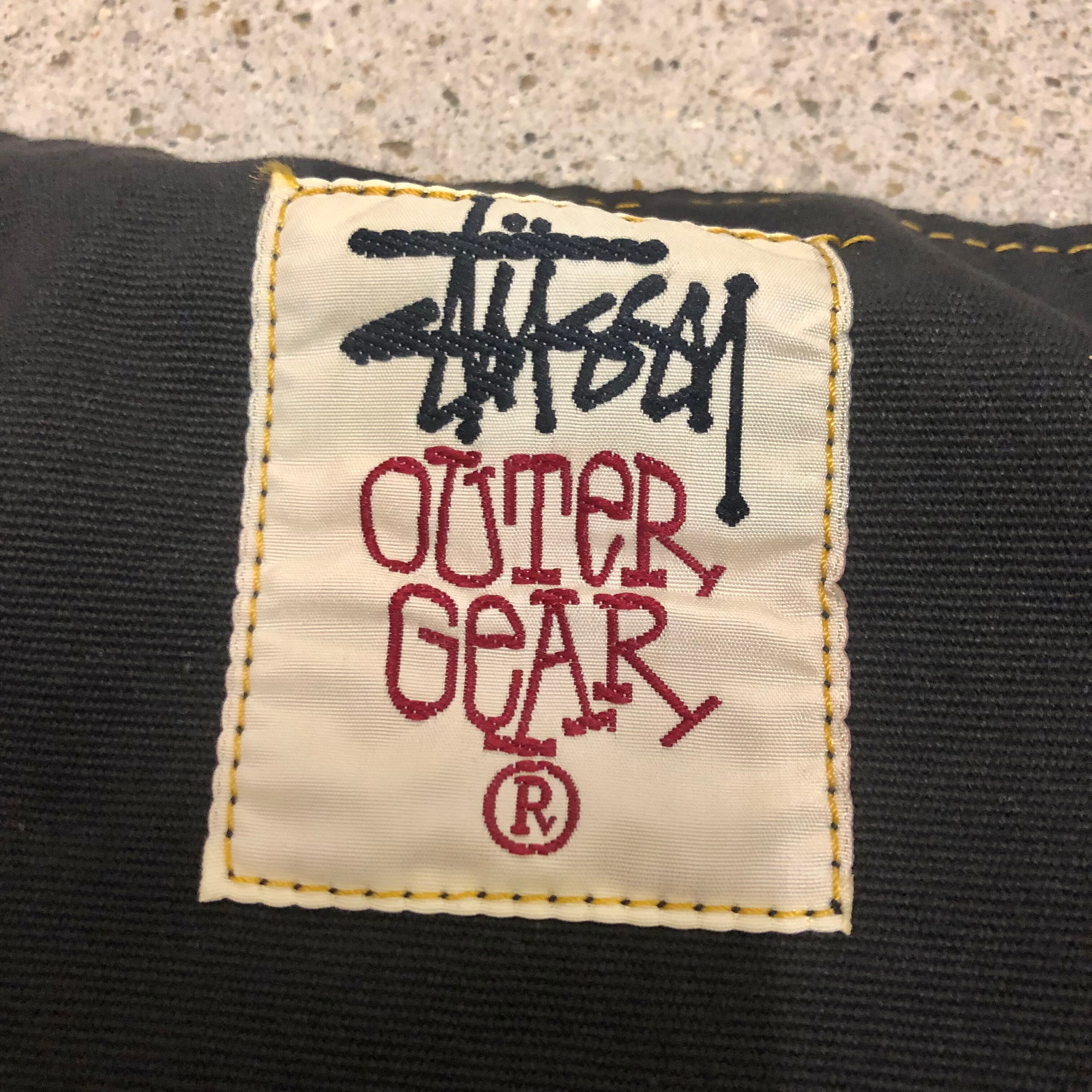 90s OLD STUSSY/Backpack/白タグ/OUTER GEAR/バックパック/リュック