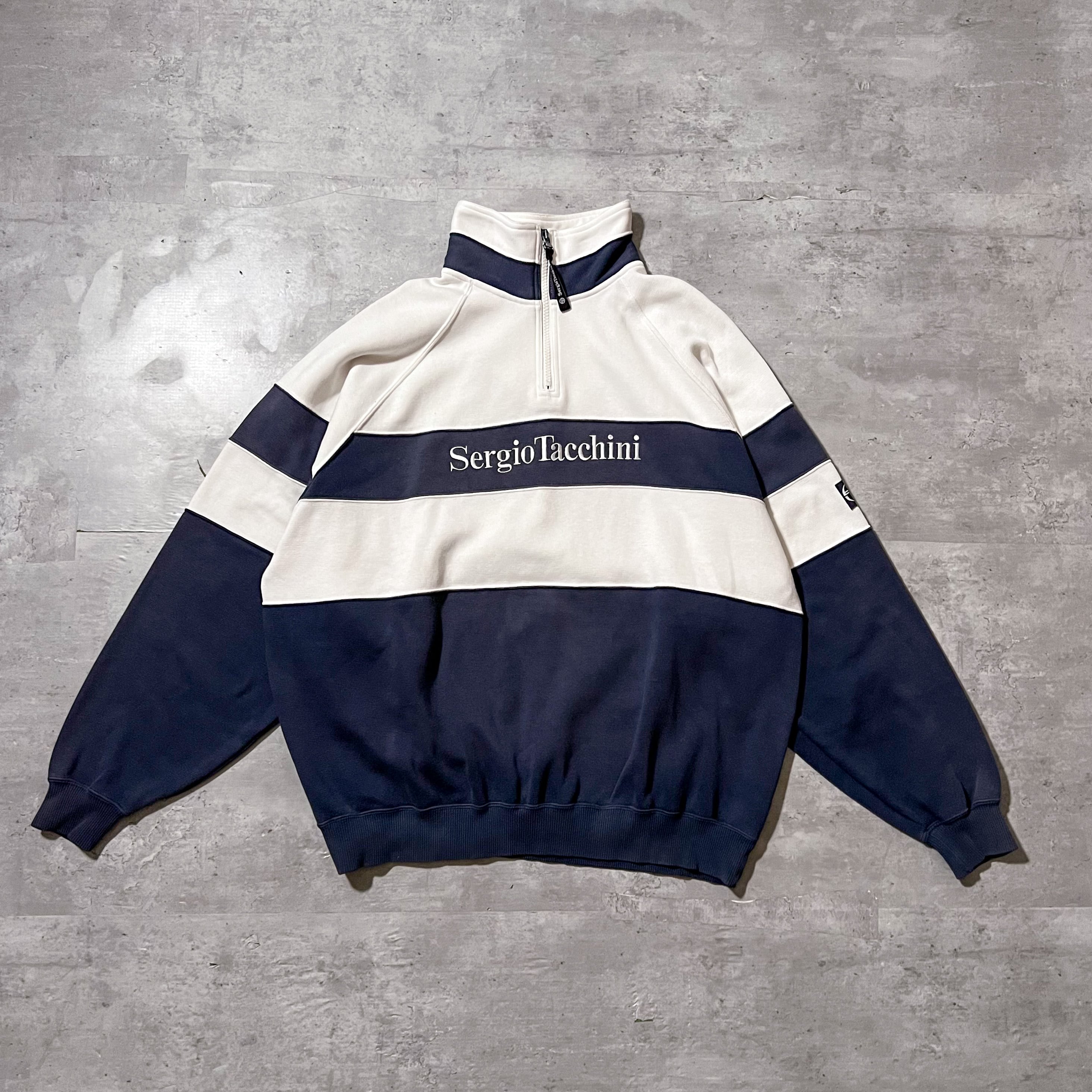 90s-01s “sergio tacchini” jersey pullover shirt 90年代 セルジオ