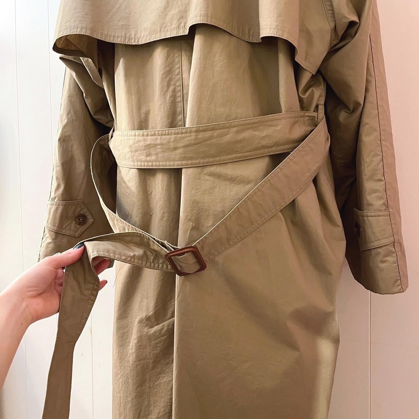 fleece liner over trench coat
