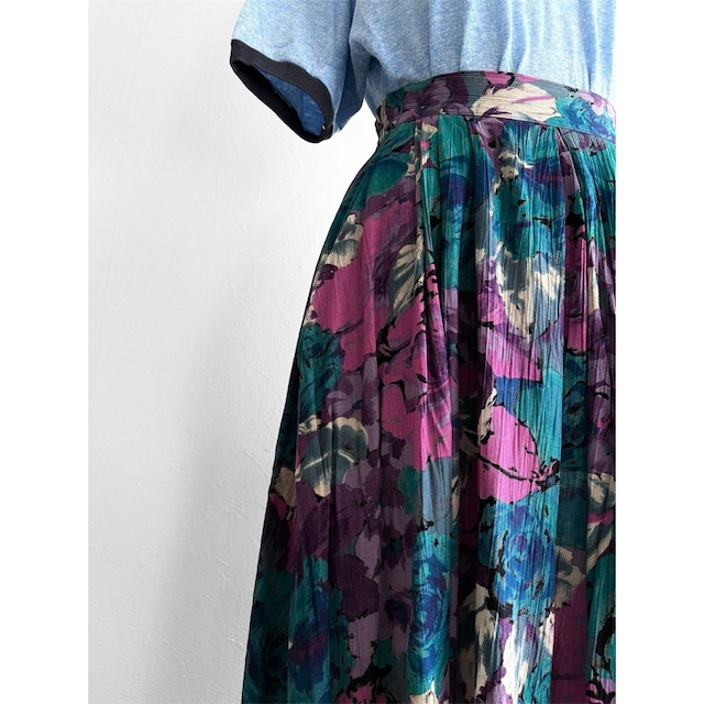made in Canada Botanical Rayon Skirt