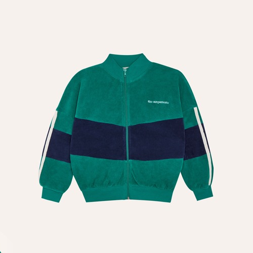 The Campamento / Green Color Block Sweatshirt / 3Y・4Y・5-6Y・7-8Y・9-10Y