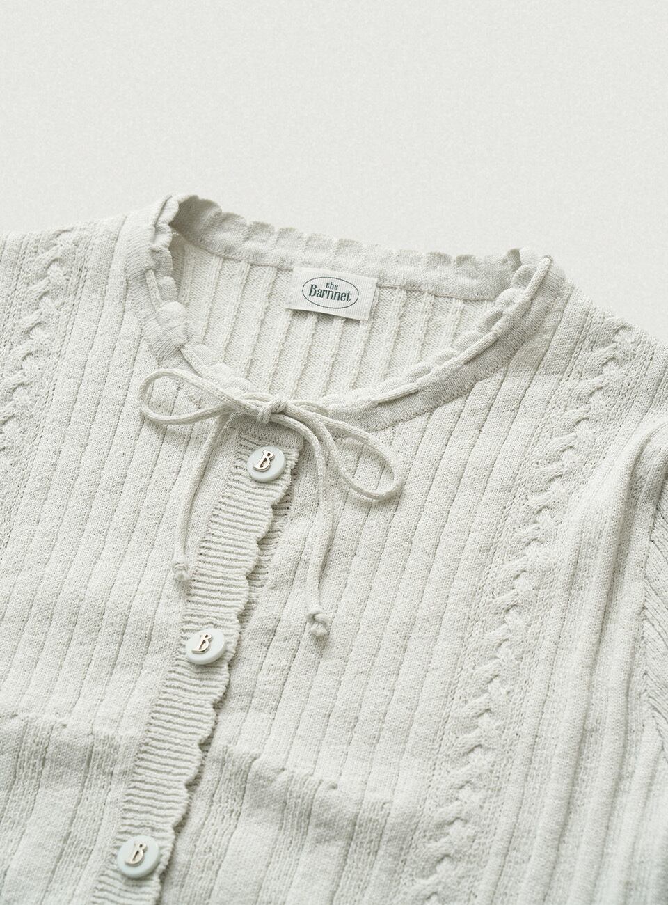 The Barnnet] Mint Nellia Ribbon Cardigan 正規品 韓国ブランド 韓国