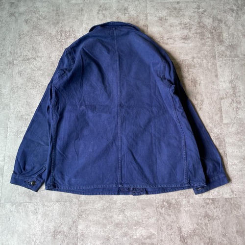 50-60s LIVRADOR 刺繍タグ コットンツイル フレンチワークジャケット 詳細写真11
