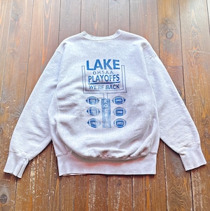 90s Lee〝 LAKE FOREST 〟2side print Reverse Weave type Sweat Shirt  Size LARGE