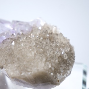 シャンファーリン産 フローライト スモーキークォーツ 共生 / 原石 標本【E_3】