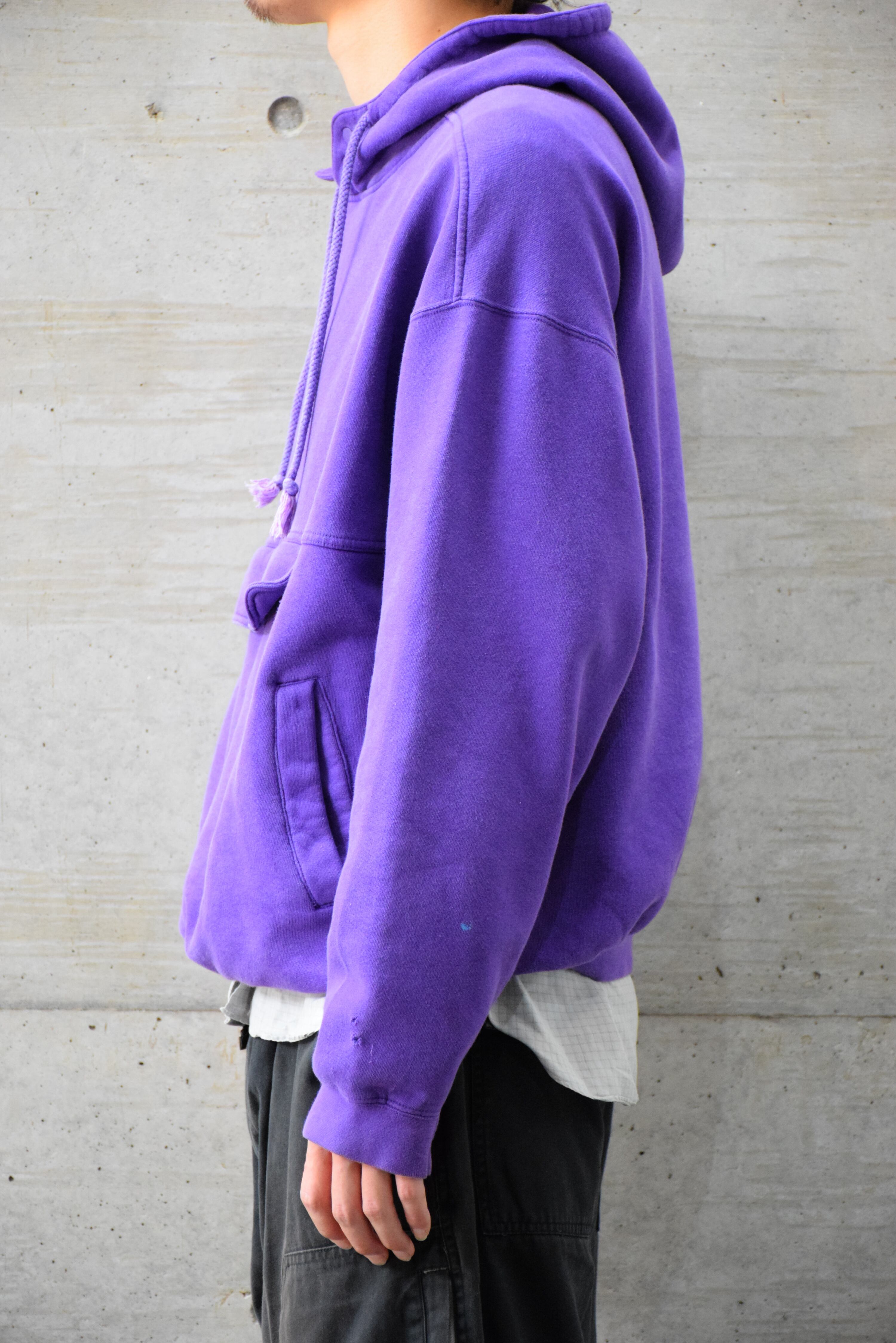 90's GAP スウェット アノラック パーカー メンズ XL パープル