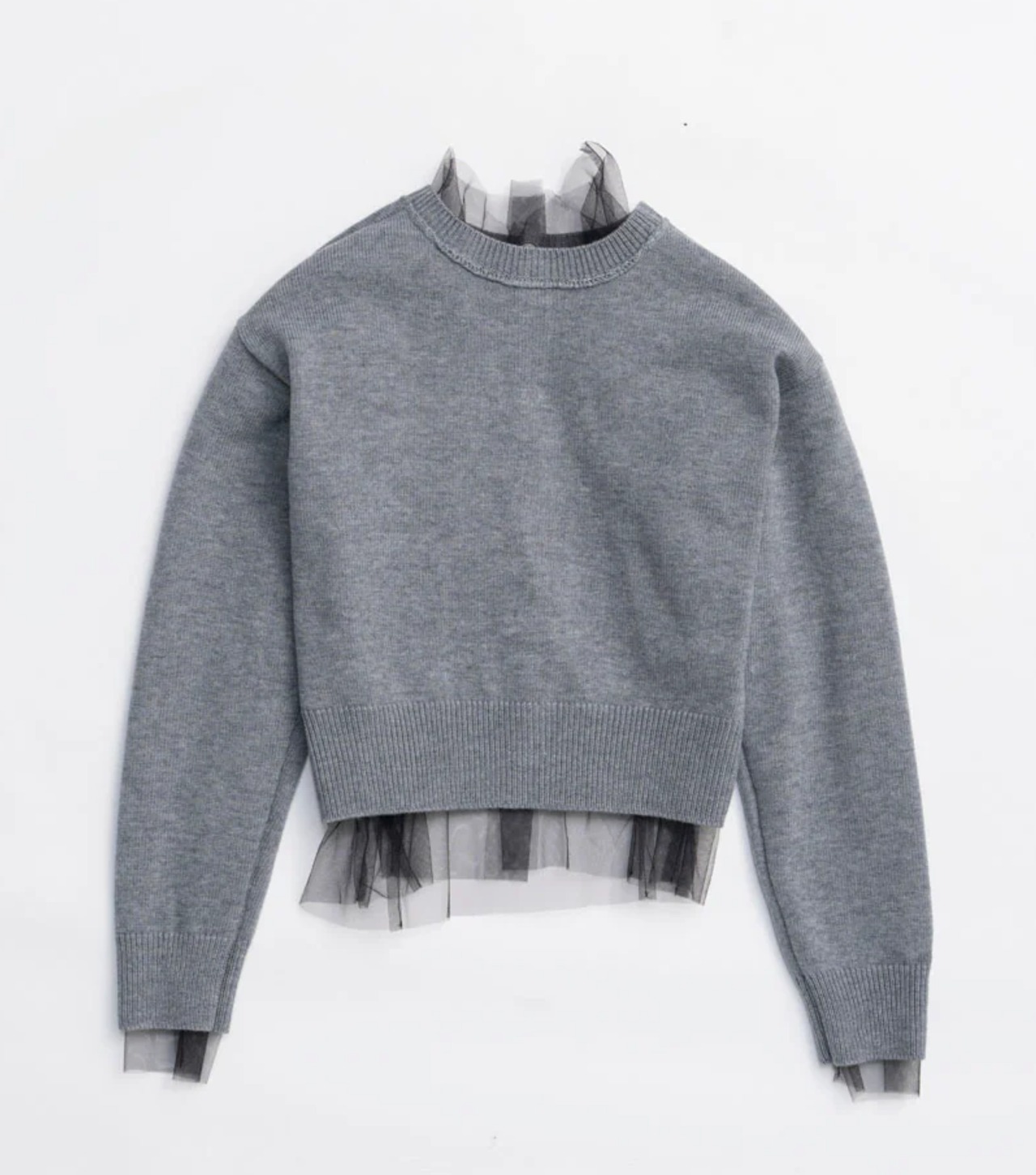 【25AW】PRANK PROJECT プランクプロジェクト / リバーシブルチュールニットカーディガン - 7