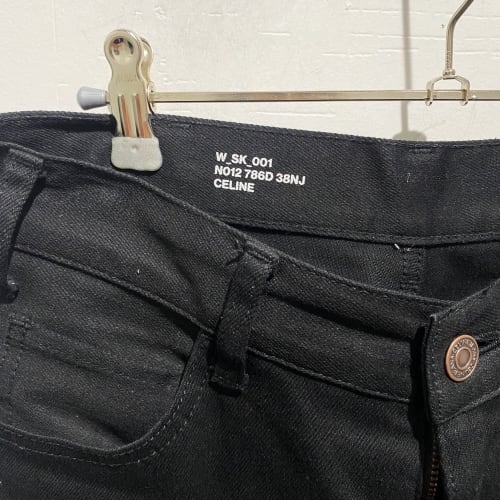 CELINE セリーヌ 19SS スキニーデニムパンツ ブラック size28 W-SK-001 