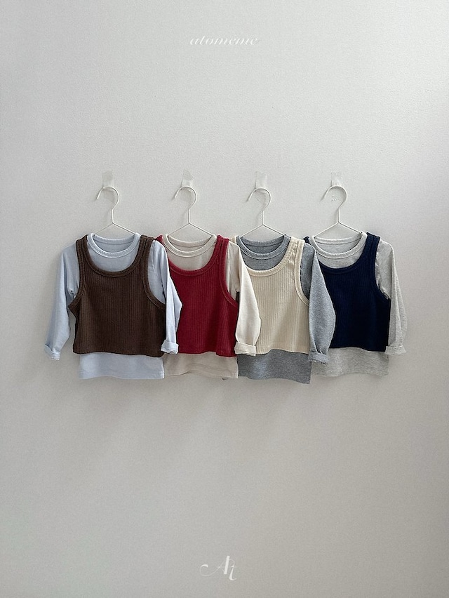 【取寄】atomeme|mare layered set|マーレレイヤードセット|S-XL|10m-4y|26 autumn