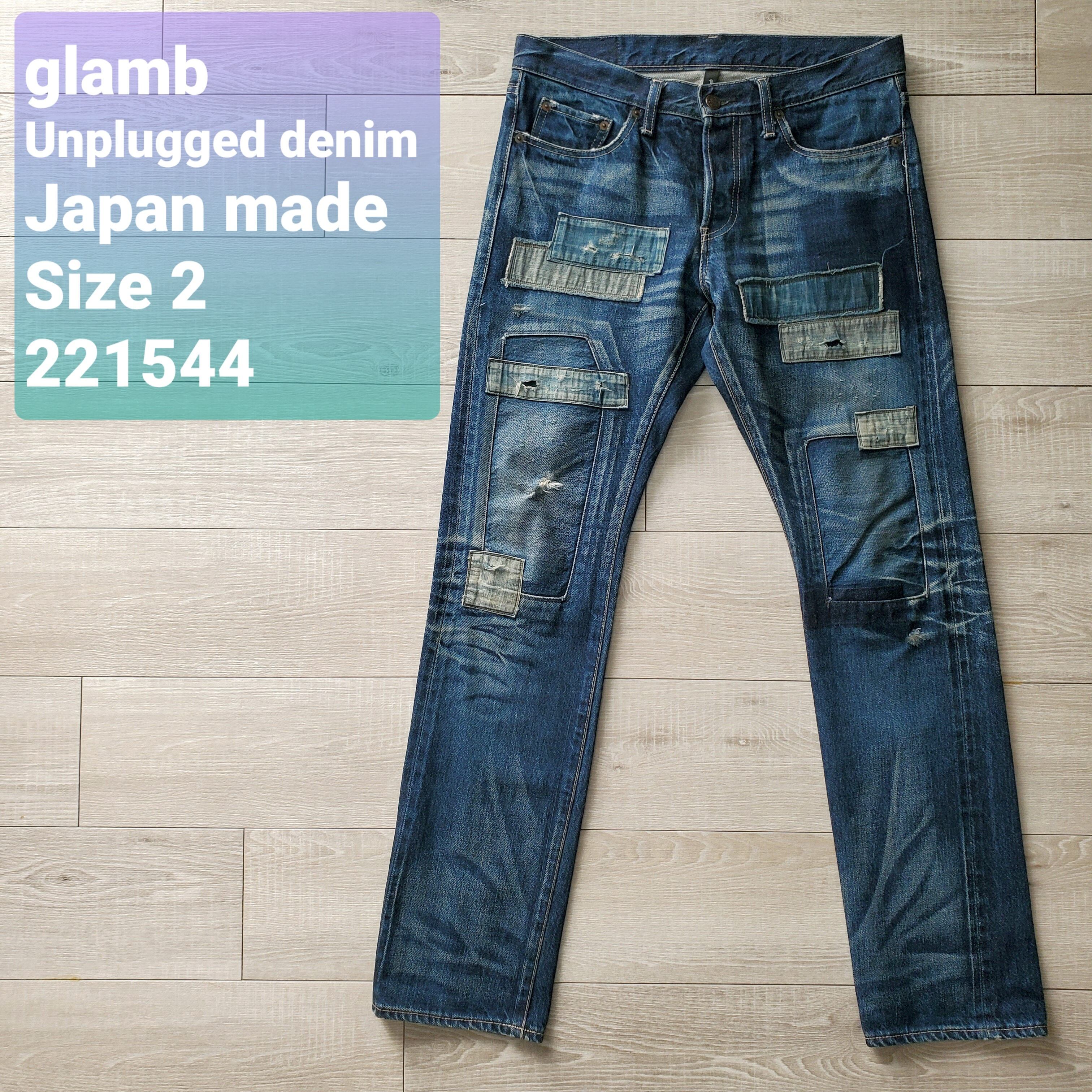 送料無料 glambグラム□良品 初期 名作 Unplugged Denim アンプラグド  