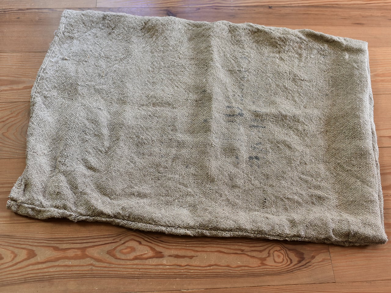 コーヒー豆が入っていた大きな麻袋 *アンティーク