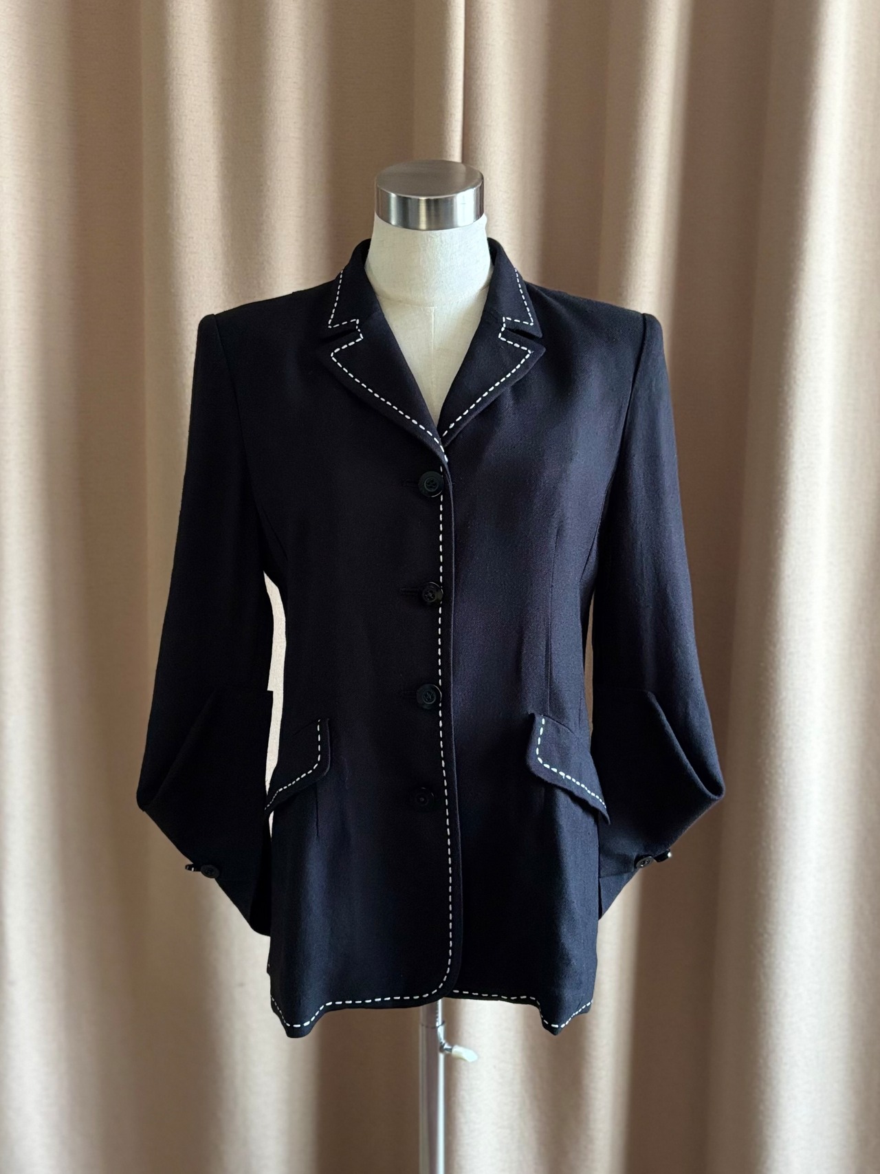 sculptural sleeve mode remake jacket-5198-3