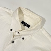 BURBERRY BLACK LABEL バーバリー BD ボタンダウン 長袖シャツ 41/ホワイト メンズ 三陽商会