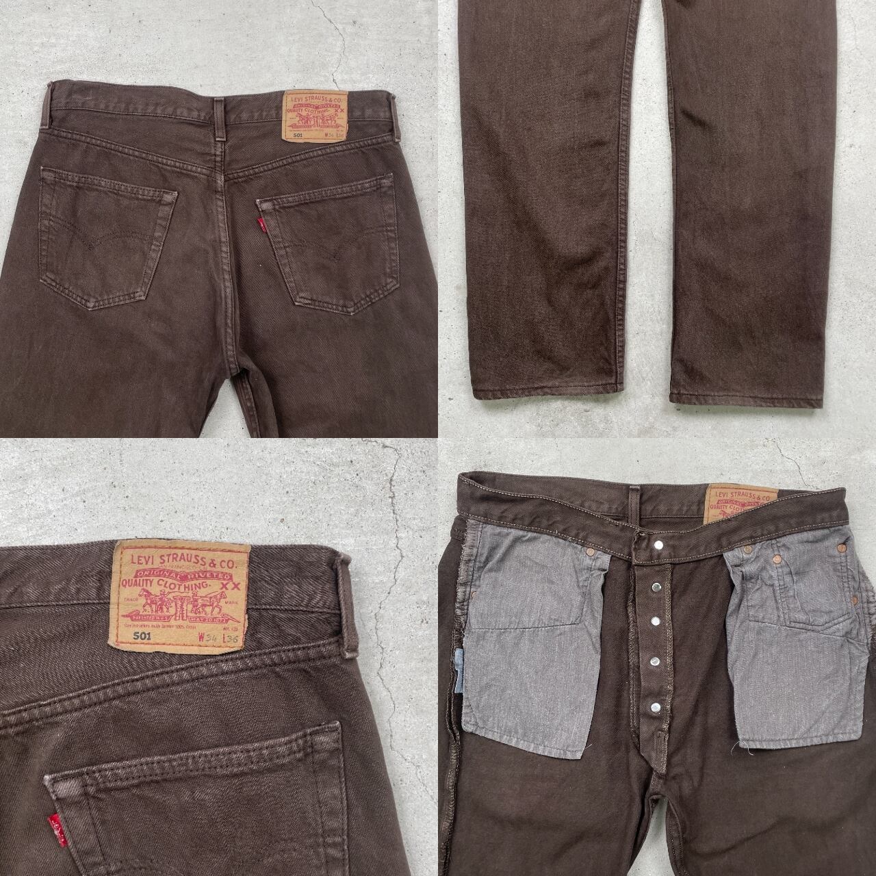 90年代 フランス製 Levi's ユーロリーバイス 501 カラーデニムパンツ