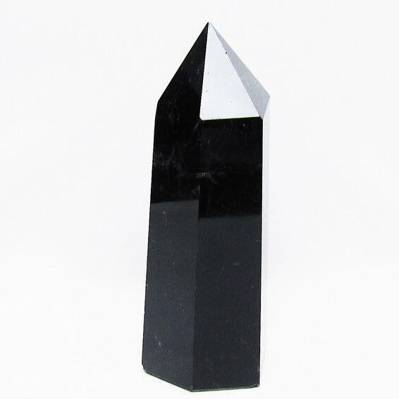 モリオン 黒水晶 六角柱 ポイント 置物 一点物 152-3749