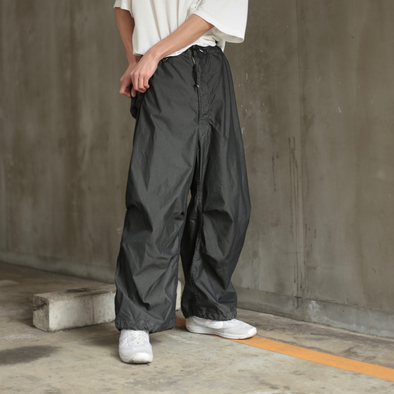 US ARMY スノーカモオーバーパンツ スミクロ オーバーダイ MEDIUM 