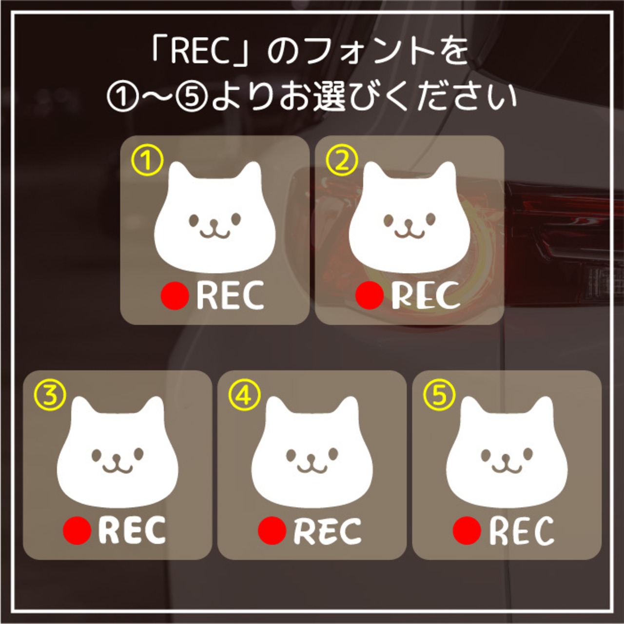 【送料無料】猫 ドラレコステッカー ドライブレコーダー ネコ ねこ 車 おしゃれ かわいい 可愛い 癒し