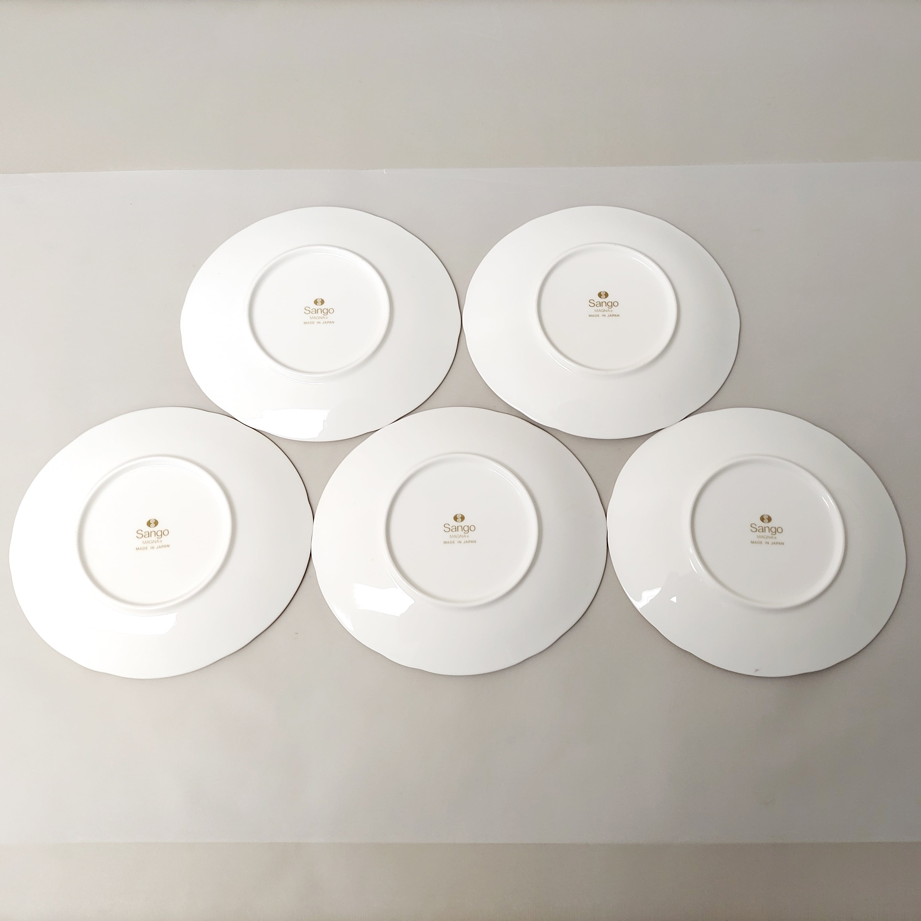 Sango MAGNA・トレー・銘々皿セット・陶磁器・No.230205-26・梱包