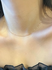 Fine petal necklace
