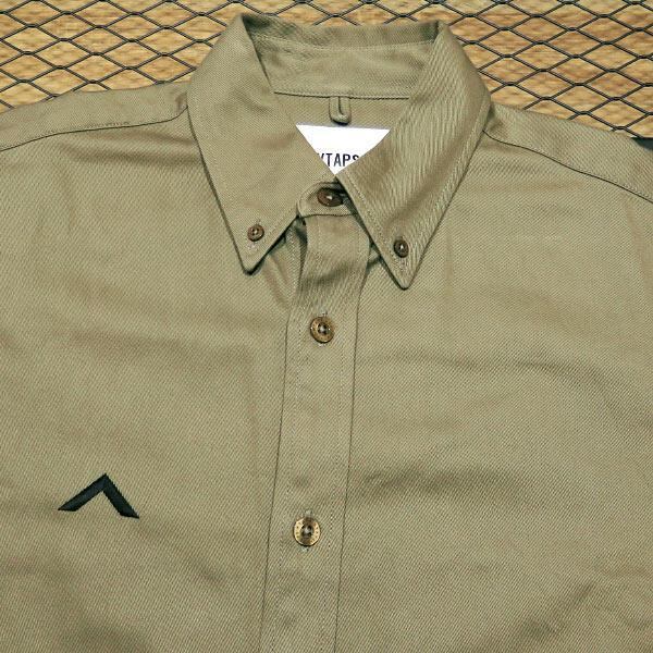 【XLサイズ】22ss WTAPS BD 01 LS COTTON TWILL