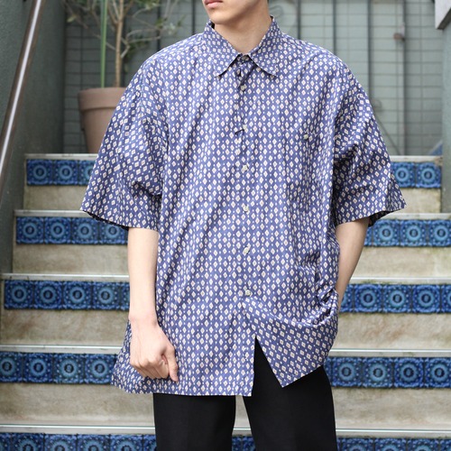 USA VINTAGE HALF SLEEVE PATTERNED ALL OVER SHIRT/アメリカ古着半袖総柄シャツ