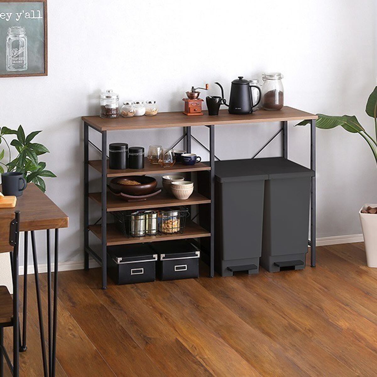 ヴィンテージ 30L ごみ箱上 ラック ワイドタイプ