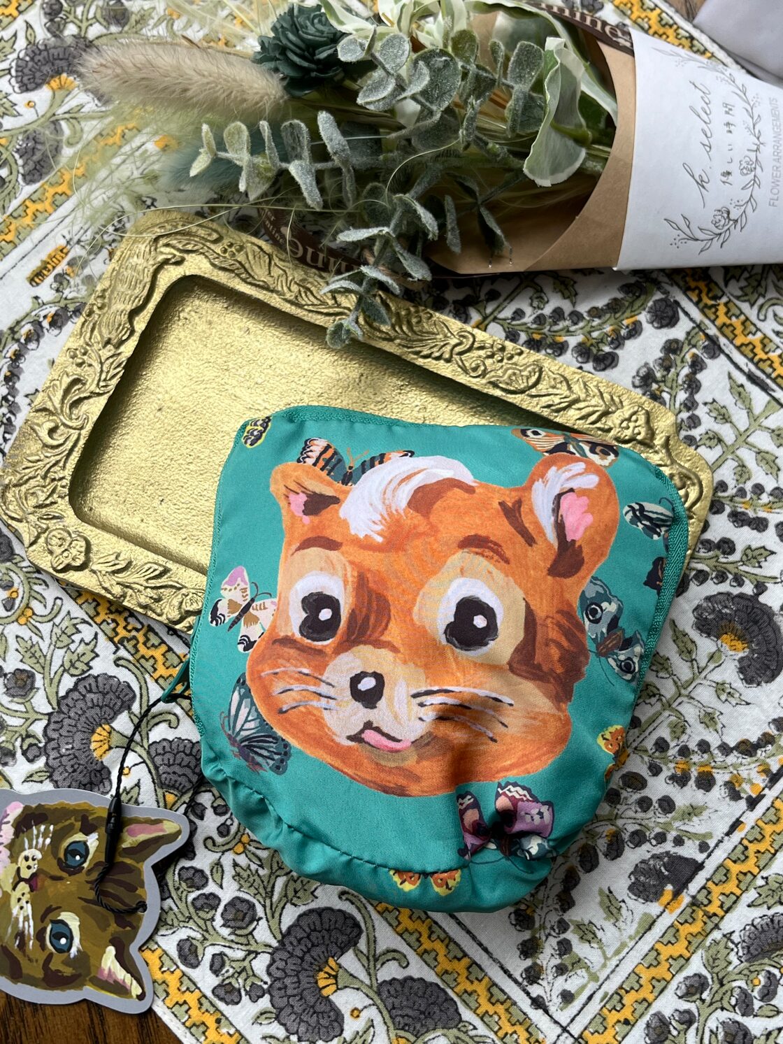 エコバッグ｜【Nathalie Lete】 Face bag ポケッタブル ナタリーレテ 