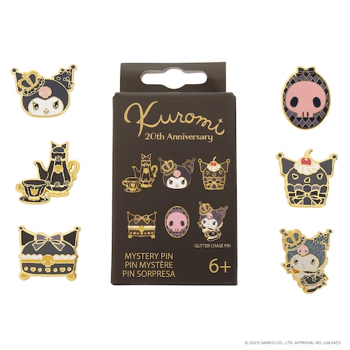 LF SANRIO KUROMI 20TH ANNIVERSARY MYSTERY BOX PINS EACHES_SANPN0290-EA