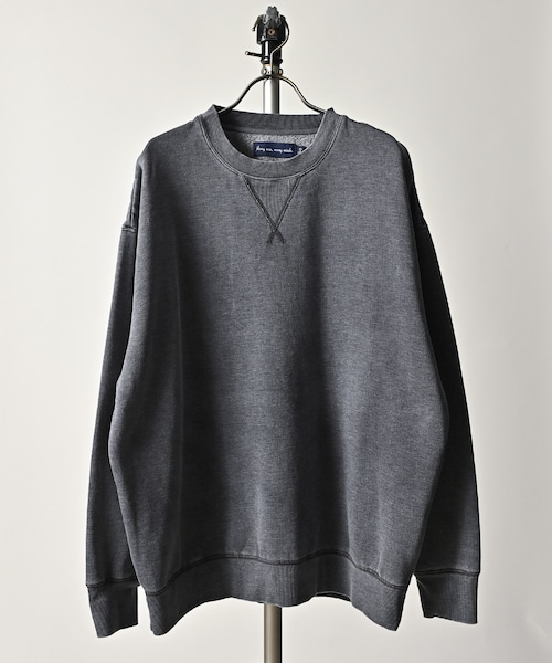 many men many mind crew neck pullover (BLK) Ｍ2324041