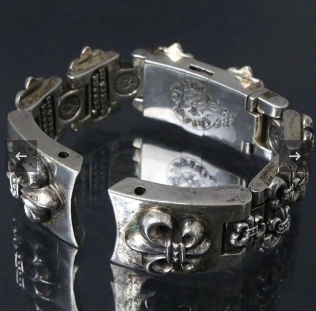 CHROME HEARTS クロムハーツ 41mm 腕時計 ブレスレット フレア ウォッチバンド ウォッチブレス