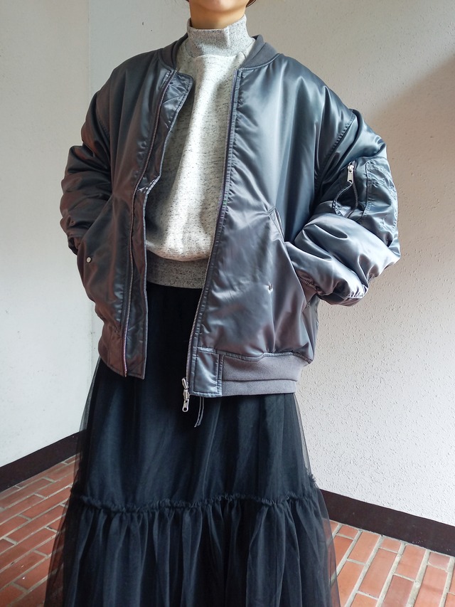 SUPER THANKS(OVERSIZE MA-1 FLIGHT JACKET)