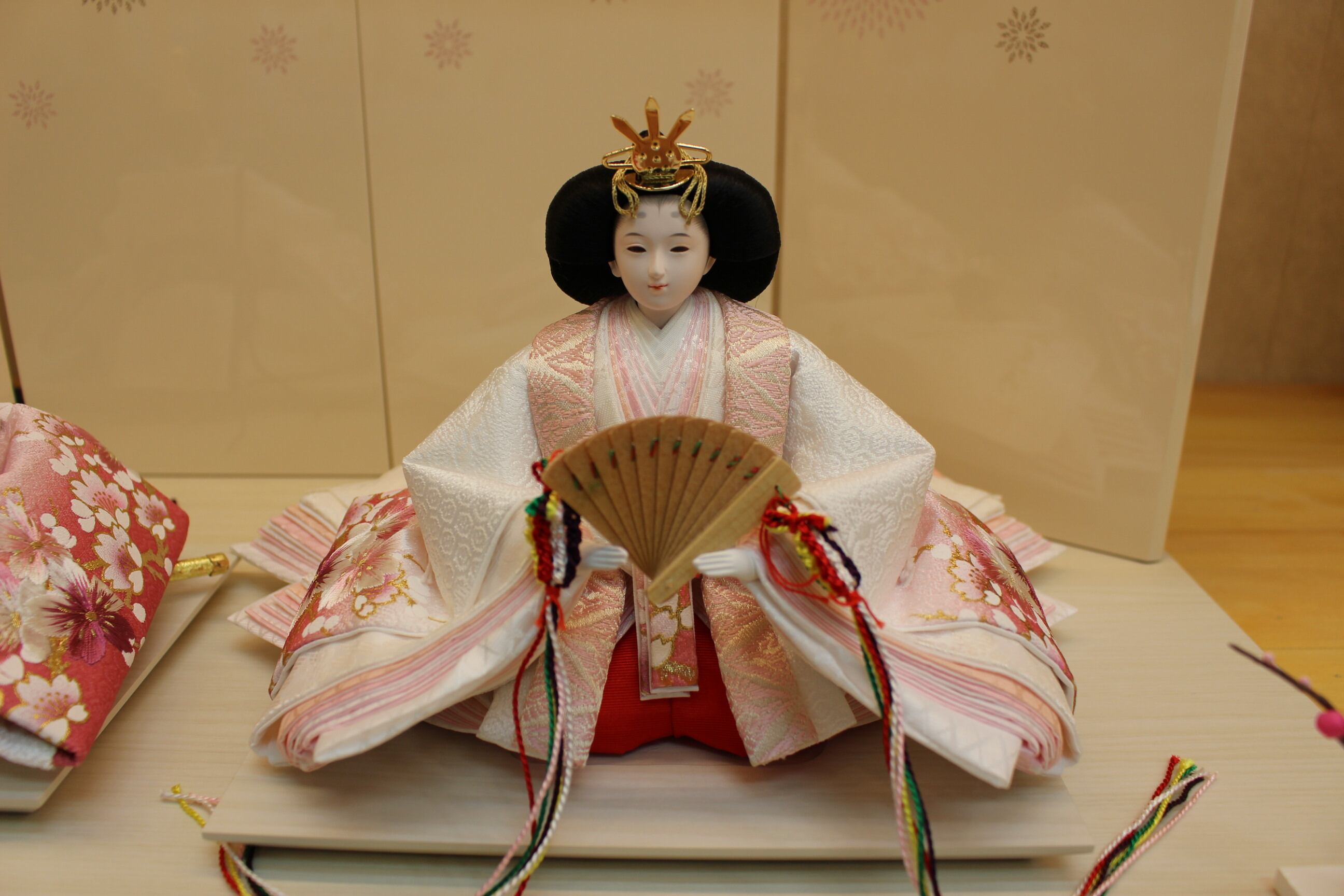 雛人形 Lapin/兎 田村芙紗彦 京十一「白枝桜」高岡塗 | SHIMADA DOLL