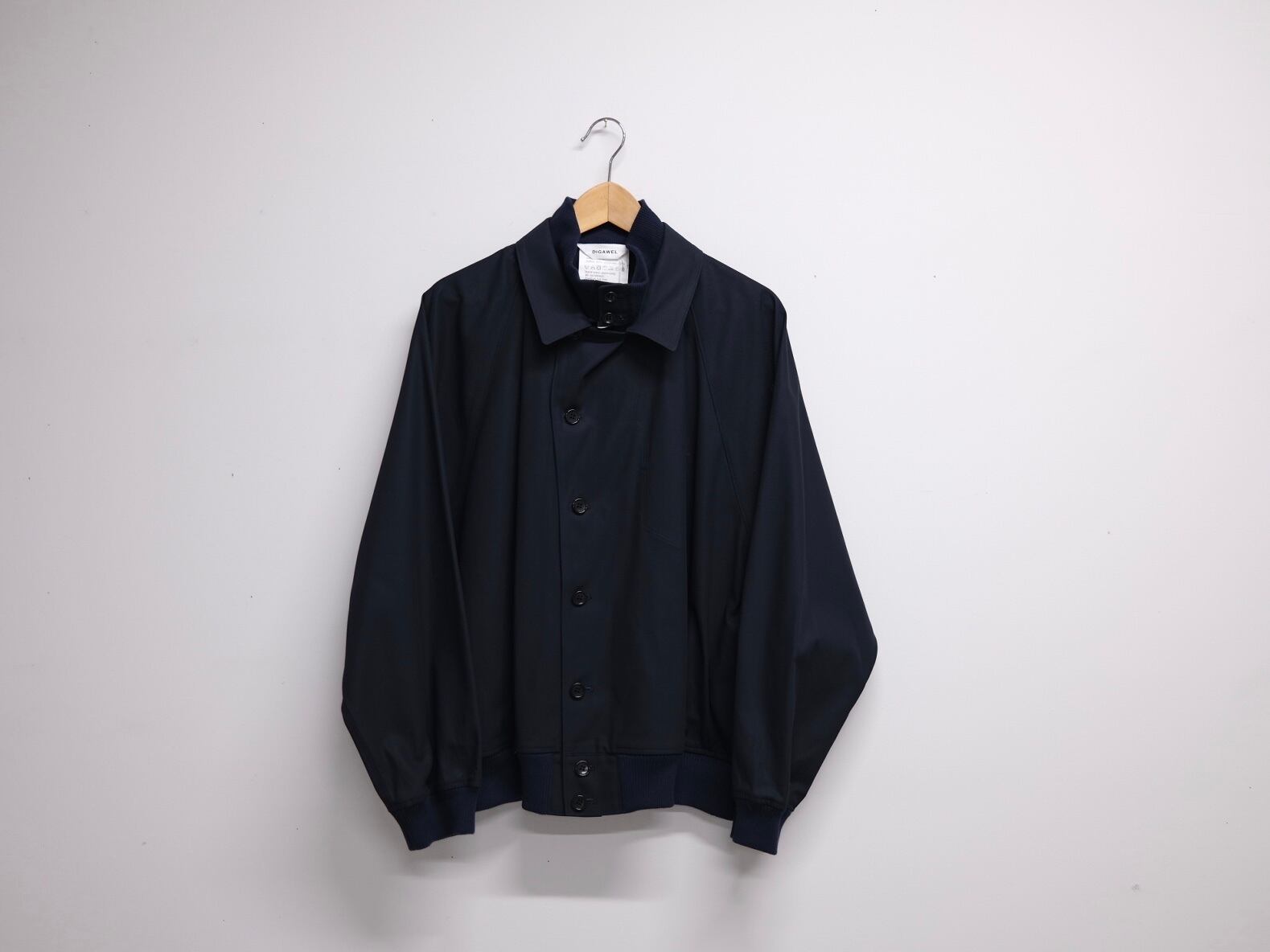 DIGAWEL“ Trench shirt blouson Navy” | Lapel online store