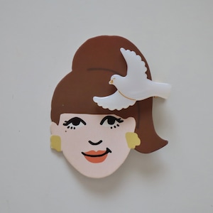 【Coucou Suzette  -Dove hair clip(ハト)-】