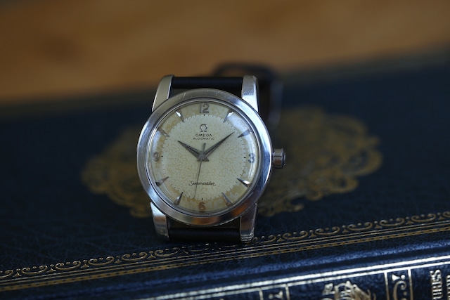 【OMEGA】1954年製 オメガ シーマスター2nd ファーストロット 飛びアラビア×2トーン ダイヤル OH済み / Vintagewatch / Cal.354