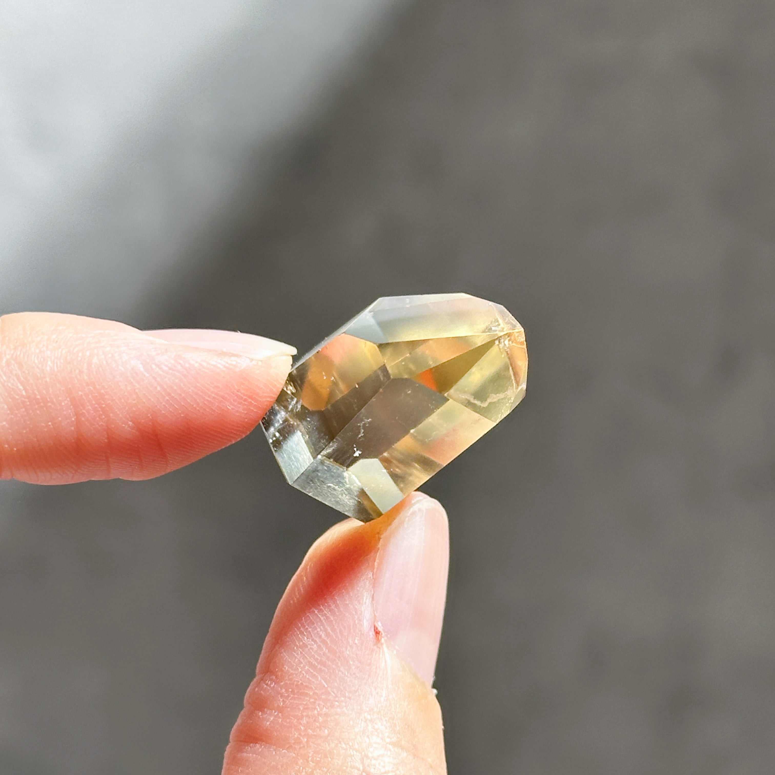 シトリン（黄水晶） タワー3個set 12◇ Citrine ◇ 天然石・鉱物
