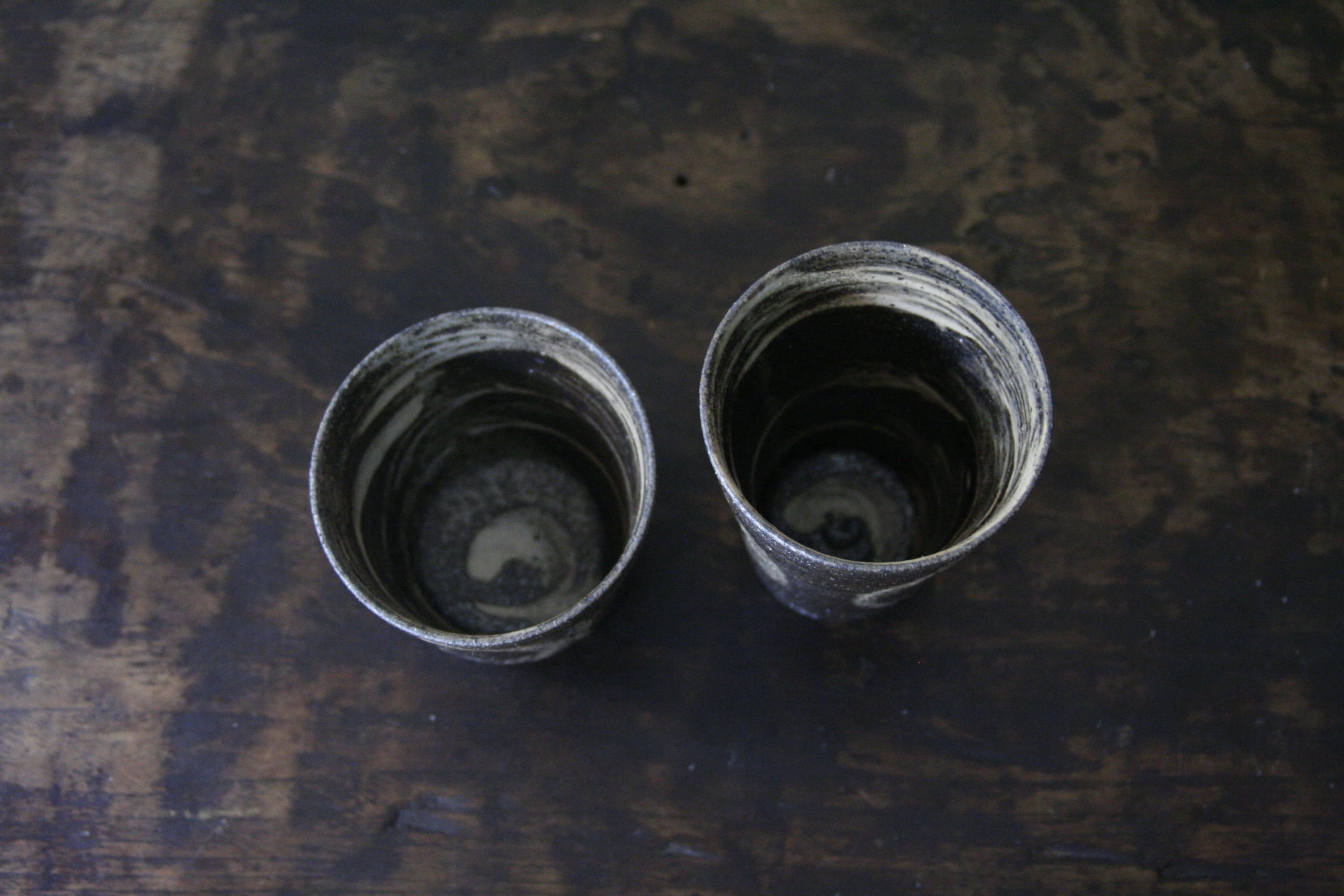 再入荷】麦酒杯(450cc)焼締 白刷毛 | TSUNE;田中恒子の器 オンラインストア