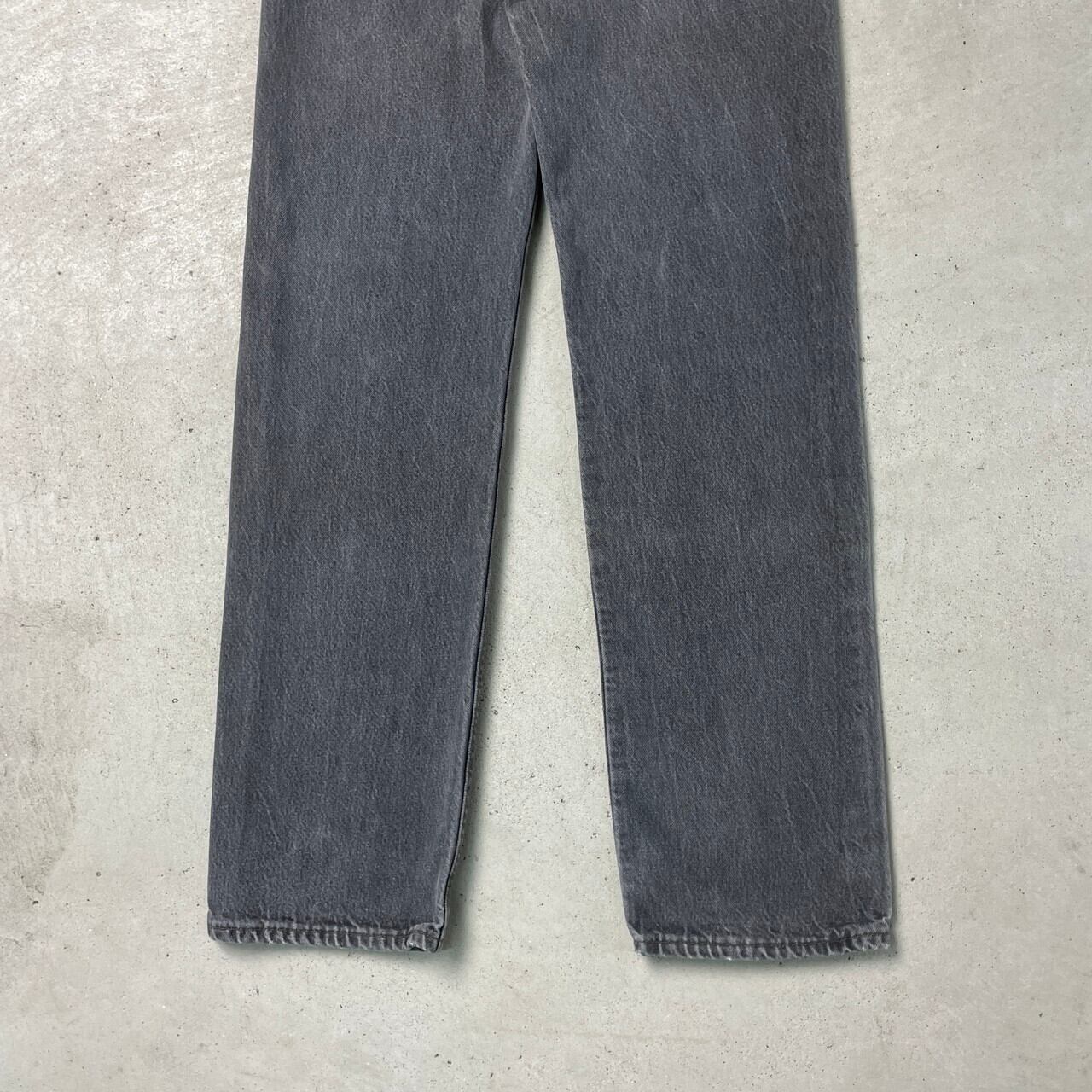 90年代 USA製 Levi's リーバイス 501 0658 先染め ブラック デニム