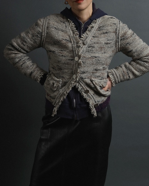 1999's Chanel / Knit Jacket - 2 Purple