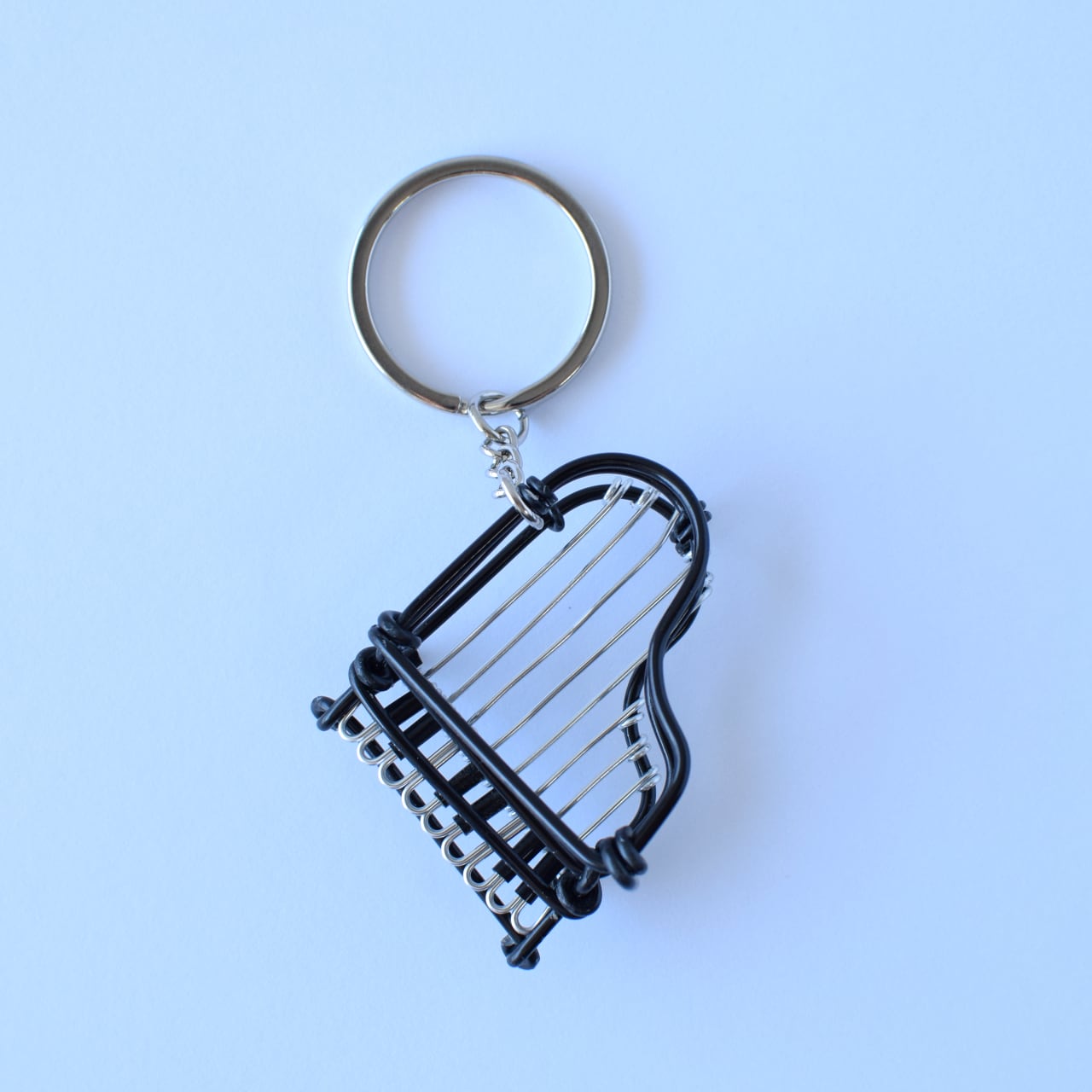 楽器ワイヤーキーホルダー / ピアノ | 音楽雑貨 バレエ雑貨