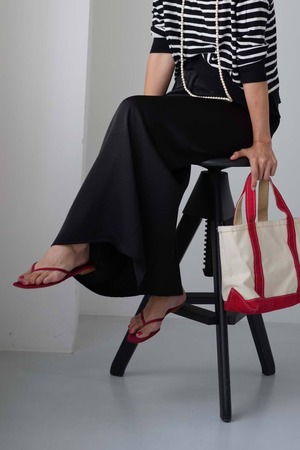 EVERYDAY Pencil SKIRT satin ブラックオニキス