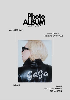official  lady gaga    Photo  book  'LADY GAGA x TERRY RICHARDSON