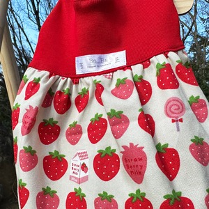 【即納商品】苺のバルーンスカート（赤地・ピンク地）【Sサイズのみ】